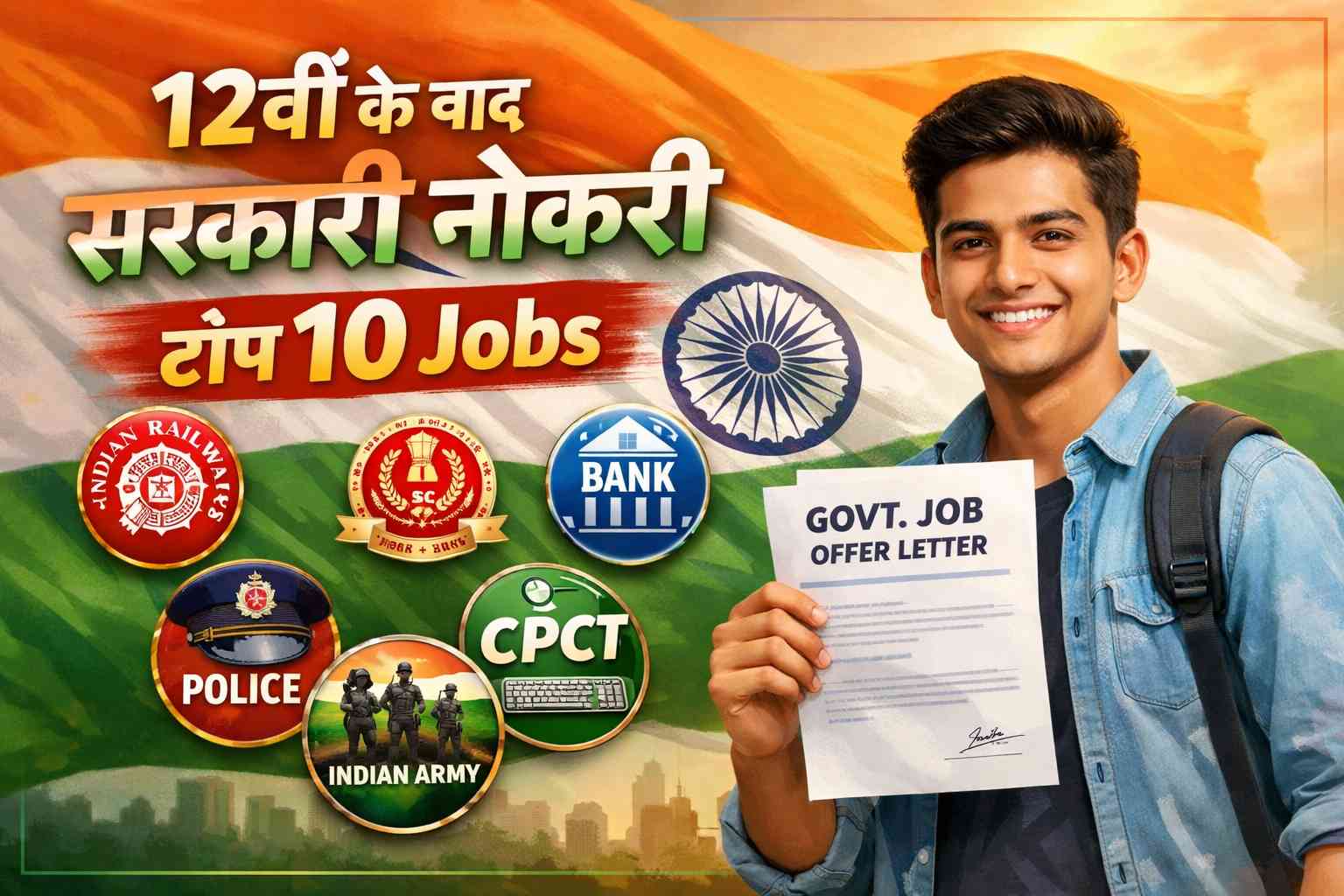 Government Jobs 2026 After 12th: टॉप 10 सरकारी नौकरियां, सैलरी, योग्यता और तैयारी कैसे करें?